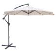 PARASOL ALUMINIO 3 MTS C/CRUDO